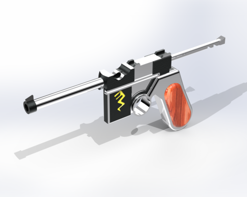 Red 9-Inspired Conceptual CAD Model